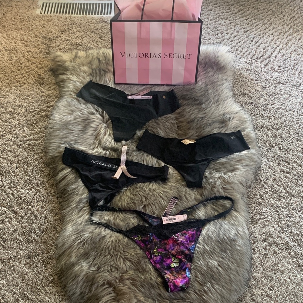Victoria’s Secret And Pink Thong Bundle NWT!